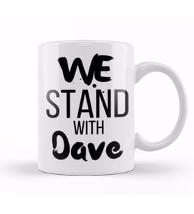 WE Stand With Dave Chappelle Kupa Bardak Porselen