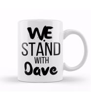WE Stand With Dave Chappelle Kupa Bardak Porselen