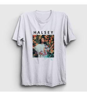 Presmono Unisex Beyaz Poster Love And Power Halsey T-Shirt 461063tt (Beyaz)