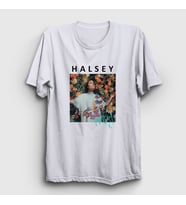 Presmono Unisex Beyaz Poster Love And Power Halsey T-Shirt 461063tt (Beyaz)