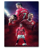 Cakatablo MDF (Ahşap) Tablo Cristiano Ronaldo 7 Kompozisyon