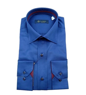 Erkek Slim Fit Gömlek 8005 008005 (İndigo)