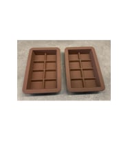 8 bölmeli Dubai Çikolatası Yapma Kalıbı Silokon Kek Kalıbı Bpa Free 14x9,5x2,5 Cm