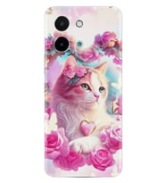 Vivo Y28 Kılıf Boutique Baskılı Resimli Güzel Kedi Pcode -037