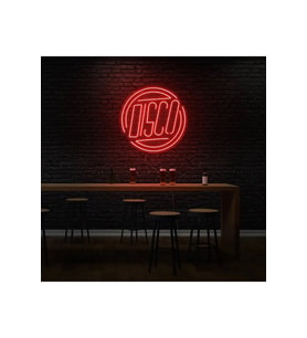 DISCO Yazılı Neon Tabela
