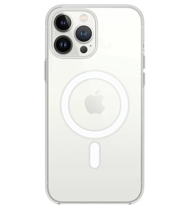 Newface Apple iPhone 14 Pro Max Kılıf Magneticsafe Şeffaf Silikon - Şeffaf