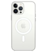 Newface Apple iPhone 14 Pro Max Kılıf Magneticsafe Şeffaf Silikon - Şeffaf