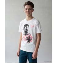 LCW Kids Beyaz Messi Baskılı Erkek Çocuk Tişört