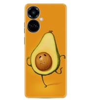 Camon 19 Pro Kılıf Resimli Desenli Silikon Platinium Series Dance Avokado 1878
