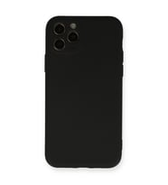 iPhone 11 Pro Kılıf Nano İçi Kadife Silikon - Siyah
