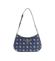 Guess Emelie Logolu Üstten Fermuarlı Kadın Lacivert Omuz Çantası HWGP9928180-NLO