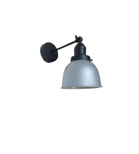 Dylight Retro Metal Dekoratif Rustik Gri Mafsallı Duvar Aplik