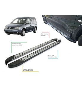 VLOKSWAGEN CADDY UZUN ŞASE NOKTALI YAN BASAMAK 2014 2015 2016 2017 2018 2019 2020