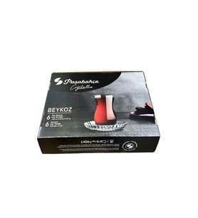 12 Parça Beykoz Çay Seti, 6 Kişilik, 145cc, Kutulu, Elegant Tasarım