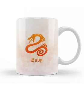 Diana Serpent's Sin of Envy Kupa Bardak Porselen