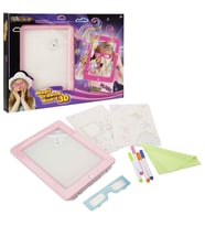 Mulvxurg  Urg02 Doodle 3D Si̇hi̇rli̇ Çi̇zi̇m Tahtasi Pembe Veya Beyaz (Mulvix)