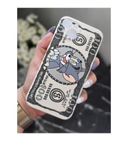 Iphone 14 Uyumlu Baskılı Şeffaf Telefon Kılıfı