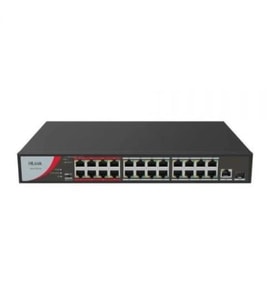 HILOOK 24port NS-0326P-230(B) 10/100 1-SFP 230W FULL POE YÖNETİLEMEZ SWITCH