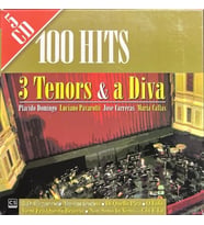 3 Tenors & A Diva 100 Hits 5 CD (Karışık)