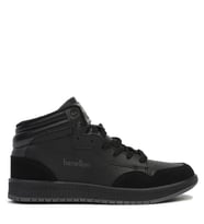 Benetton 30869 4K Erkek Günlük Sneaker Hi Ayakkabı (Siyah)