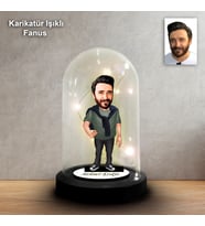 KİŞİYE ÖZEL ERKEK TASARIM IŞIKLI KARİKATÜR FANUS BİBLO FN170