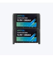 Antfea L3840 12.8V 300Ah İstiflenebilir Lityum Akü LiFePo4 2 ADET