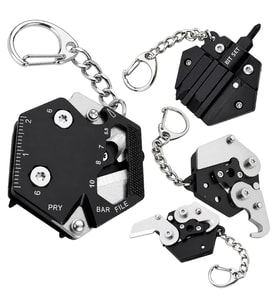 Powermaster PM-24607 Çok Fonksiyonlu Mini Cep Çakısı ve Çok Amaçlı El Aleti