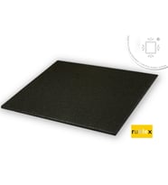 Rublex XCross Pro Black 100X100 Cm Kauçuk Zemin 2 Cm Siyah