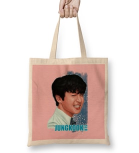 Bts Jungkook 01 Bez Çanta Uzun Saplı