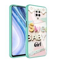 Xiaomi Redmi Note 9S Uyumlu Kılıf Kamera Korumalı Desenli Sert Silikon Zore Epoksi Kapak