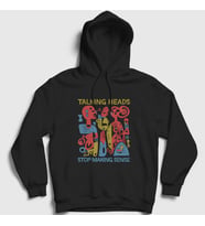 Presmono Unisex Beyaz Stop Making Sense Talking Heads Kapüşonlu Sweatshirt 493649tt (Siyah)
