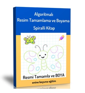 Algoritmalı Resim Tamamlama ve Boyama (Spiralli Kitap)
