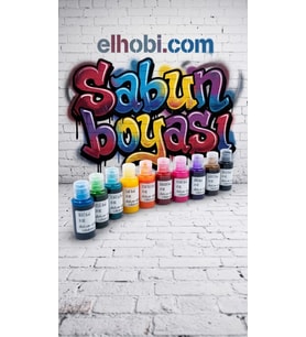 30 ml x 10 adet Farklı Renklerde Sabun Boyası veya Renklendirici