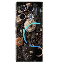 Infinix GT 20 Pro Kılıf Boutique Baskılı Resimli Kahve Çiçek Pcode -095