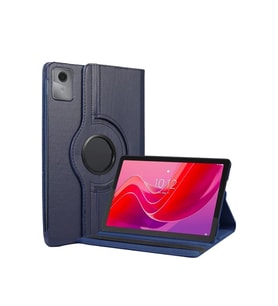 Pilelistore   Lenovo Tab M11 TB330FU 360 Tablet Deri Kılıf - Lacivert
