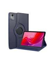 Pilelistore   Lenovo Tab M11 TB330FU 360 Tablet Deri Kılıf - Lacivert