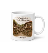 Göynük Tarihi Dokusu Bolu Hatırası Seramik Kupa Bardak Hediye