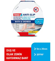 Kaydırmaz Bant (Banyo Için Kaydırmaz Bant) 25mm X 5mt Islak Zemin 55533-00002-11