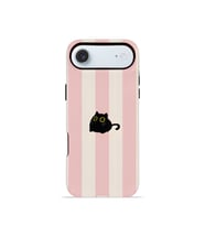 iPhone 17 Air Vorian Çift Katmanlı Kılıf Midnight Cat Stripe