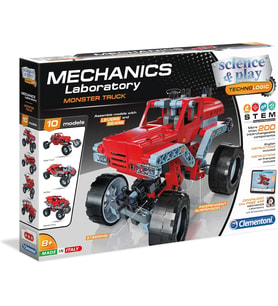 75038Tr Mekanik Laboratuvarı - Canavar Kamyonlar  8 Yaş (Krem)