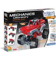 75038Tr Mekanik Laboratuvarı - Canavar Kamyonlar  8 Yaş (Krem)