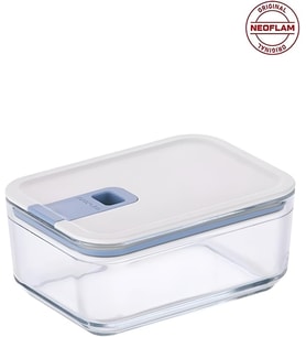 Orchid Neoflam Perfect Seal Dikdörtgen Cam Saklama Kabi Bej 1100Ml