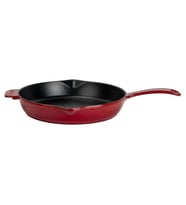 Lava Demir Döküm Yuvarlak 28 cm Kızartma Tavası Bordo