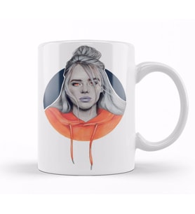 Billie  Eilish  Kupa Bardak Porselen (2)