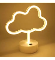 pilelistore Dekoratif Bulut  Led Gece Lambası (Çok Renkli)