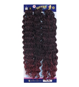 Afro Daası /Siyah Kızıl Ombreli 1B/Bg