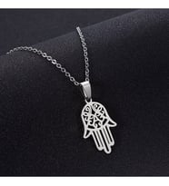 Hamsa Gümüş Kolye