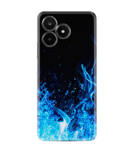 C53 Kılıf Silikon Desen Özel Seri Blue Fire 1678