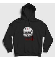 Presmono Unisex Siyah Skull 30 Seconds To Mars Kapüşonlu Sweatshirt 172272tt