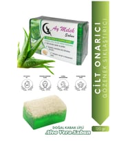 Aloe Vera Özlü Doğal Kabak Lifli Güzellik Sabunu Cilt Kırışıklık Önleyici Etkili